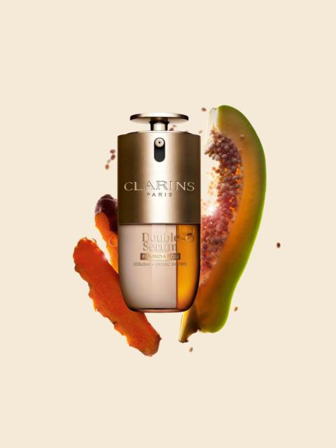 CLARINS DOUBLE SERUM® Foundation: Luminous Foundation with Skincare Benefits