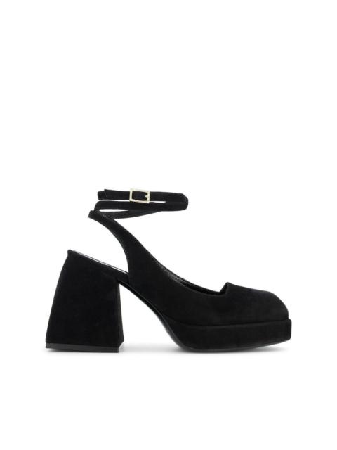 NODALETO Bulla Suki 90mm satin pumps