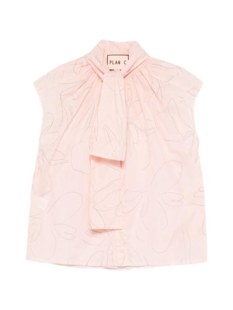 Plan C floral blouse