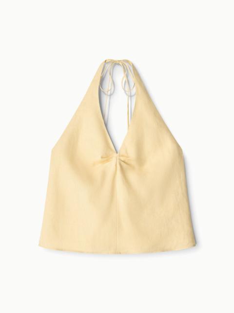 STAUD STAUD CORSO LINEN TOP BUTTER