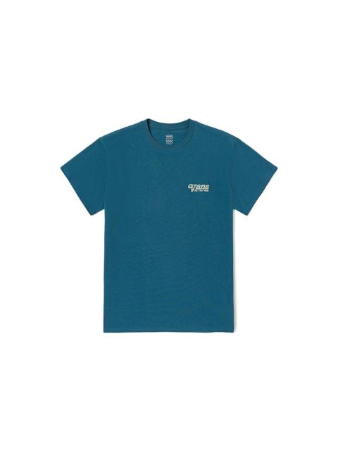 (WMNS) Vans kitten Off The Wall T-shirt 'Blue' VN0008ZJ993