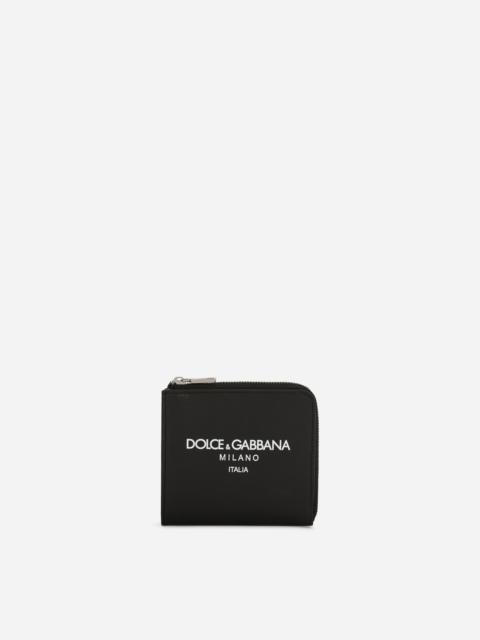 Dolce & Gabbana Calfskin card holder with logo