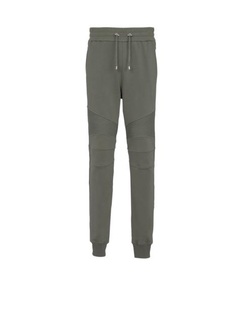 Flocked Balmain Paris joggers