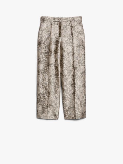 'S Max Mara ELIO Jacquard silk trousers