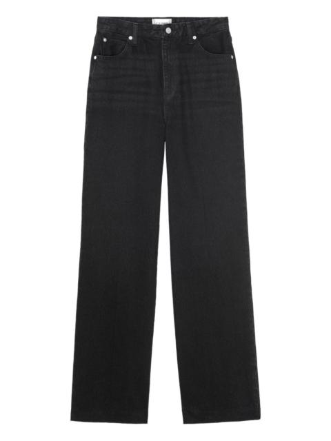 FRAME Streamline button-fastening jeans