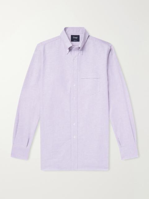 Drake's Button-Down Collar Cotton Oxford Shirt