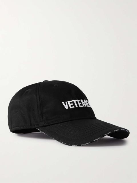 Logo-Embroidered Cotton-Twill Baseball Cap