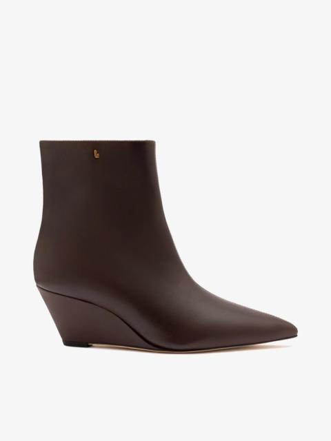 Larroudé Loulou Boot Brown Leather