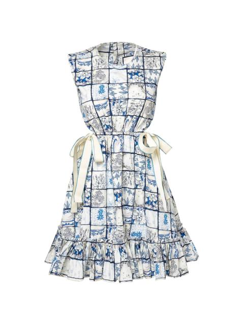 Agua by Agua Bendita Sucre Porcelana mini dress