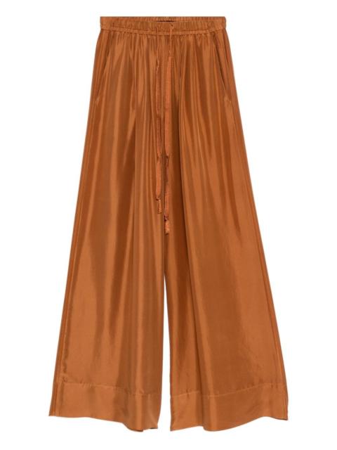forte_forte drawstring satin trousers