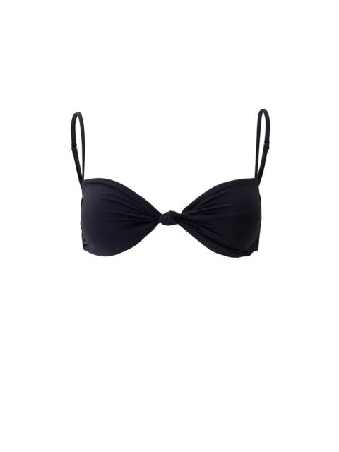MELISSA ODABASH LILLE BLACK BIKINI TOP