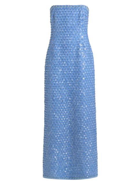 SIMKHAI Women's Vanessa Embellished Maxi Dress - Periwinkle