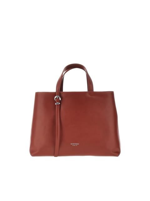 EMPORIO ARMANI leather tote bag