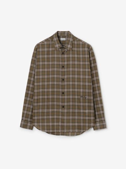 Burberry Relaxed Fit Check Cotton Shirt