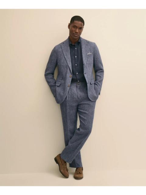 Brooks Brothers Classic Fit Linen Twill Suit Pants