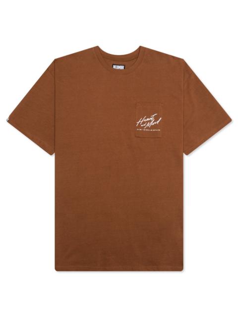 BILLIONAIRE BOYS CLUB HEART AND MIND S/S KNIT - TOFFEE