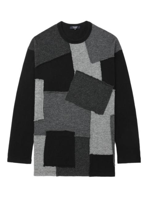 Comme des Garçons Homme patchwork crew-neck sweater
