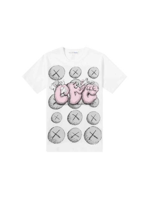 Comme Des Garçons CDG Shirt x KAWS T-shirt White/Pink/Grey