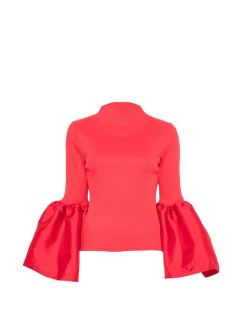 MARQUES’ALMEIDA flared-cuff mock-neck top