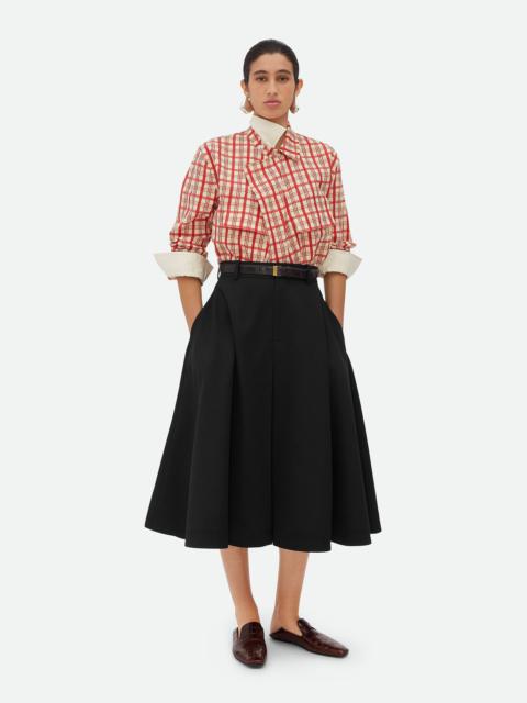 Bottega Veneta Wool Grain De Poudre Skirt