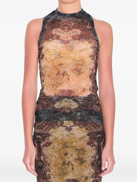 JEAN PAUL GAULTIER - Women Mesh "Médaillon" Tank Top