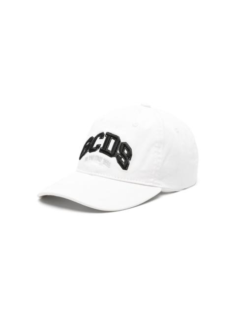 logo-embroidered cotton cap