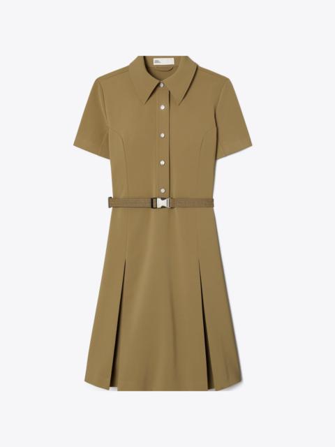 TORY BURCH Short-Sleeve Pleated Golf Dress