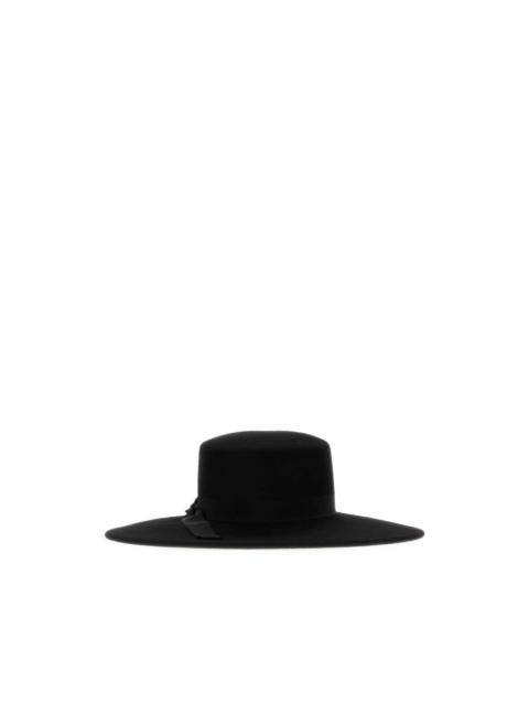Alanui Gaucho flannel-finish wide-brim hat