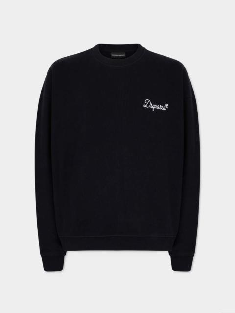 DSQUARED2 DSQUARED2 SIGNATURE RELAX FIT CREWNECK