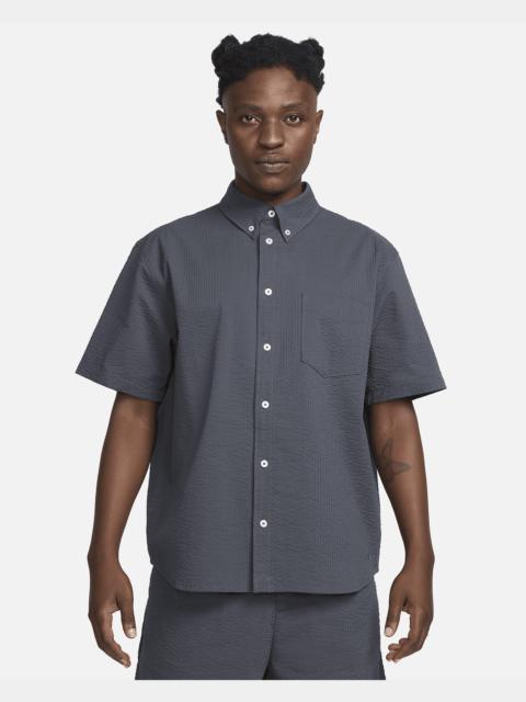 Nike Nike Life Men's Short-Sleeve Seersucker Button-Down Shirt