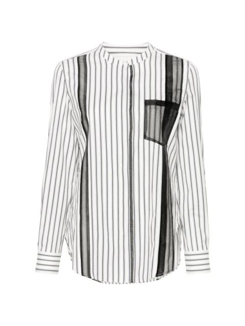 3.1 Phillip Lim halo-stripe cotton shirt