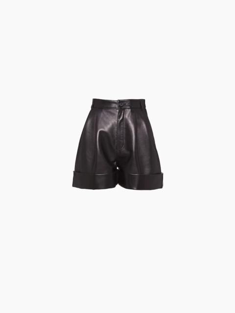 Miu Miu Nappa leather shorts