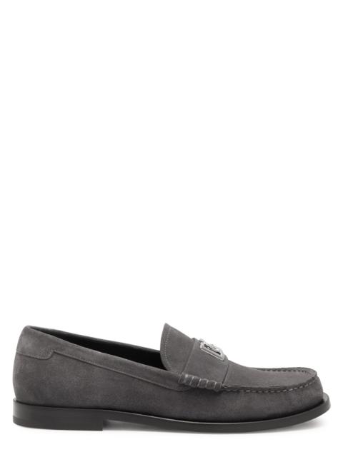 Dolce & Gabbana Logo suede loafers