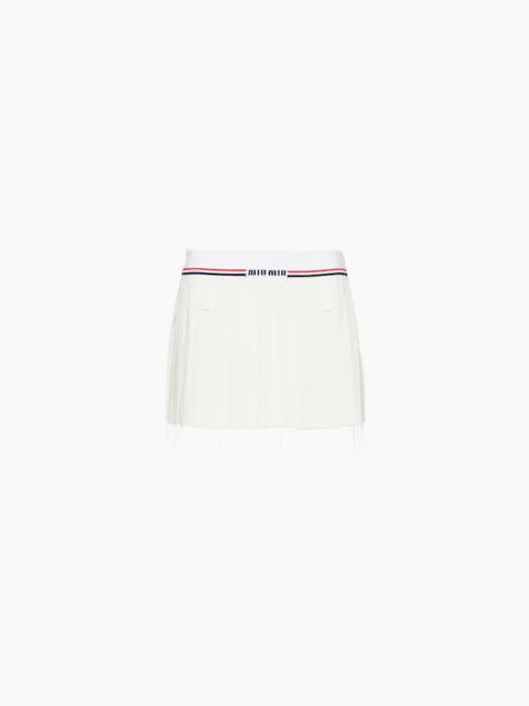 Miu Miu Sablé miniskirt