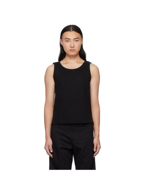 lesugiatelier Black Cut Out Tank Top