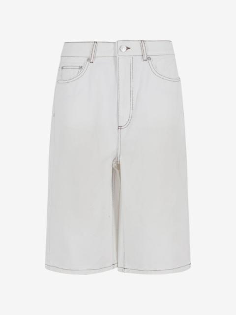 HERSKIND Emily contrast-stitch pocket shorts
