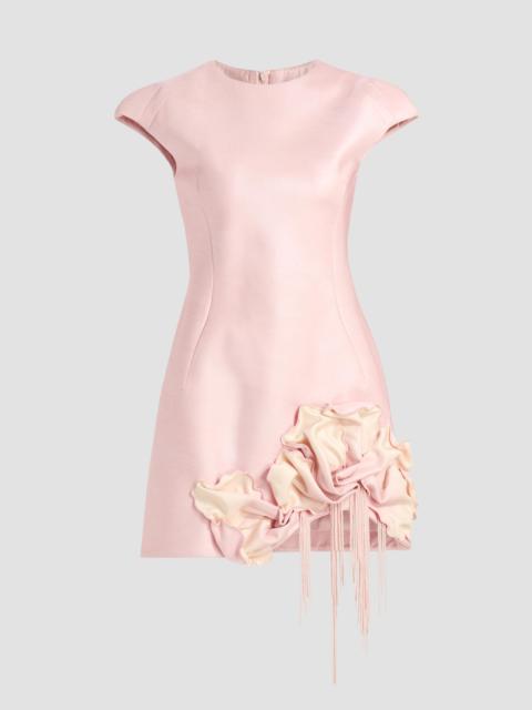 Acler Women's Femme Fatale Radburn Appliqué Fringe Cotton-Blend Mini Dress - Lily In Bloom