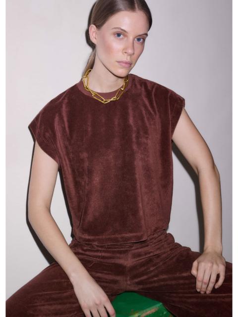 ME+EM Cap Sleeve Crop Tee