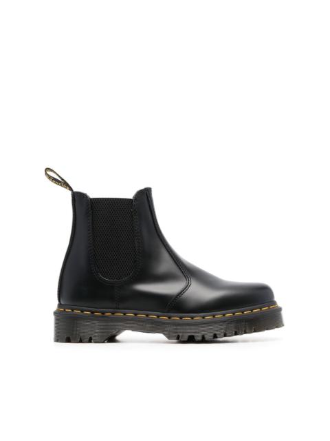 Dr. Martens leather round-toe boots