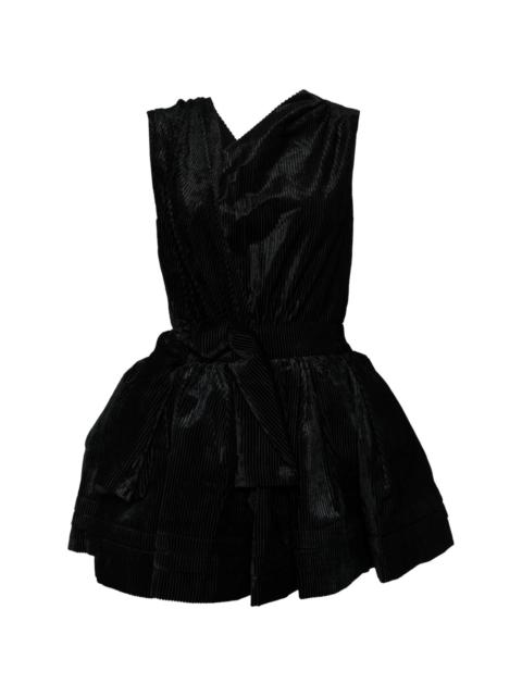 SHUSHU/TONG asymmetric bow-detail dress