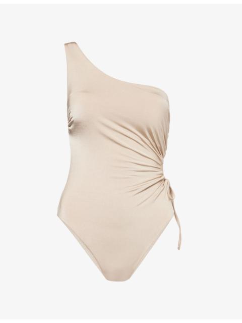 Max Mara Canarie Asymmetric Swimsuit