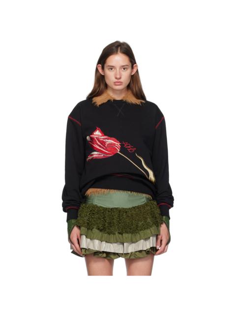 Andersson Bell Black Essential 'ADSB' Fiore Sweatshirt