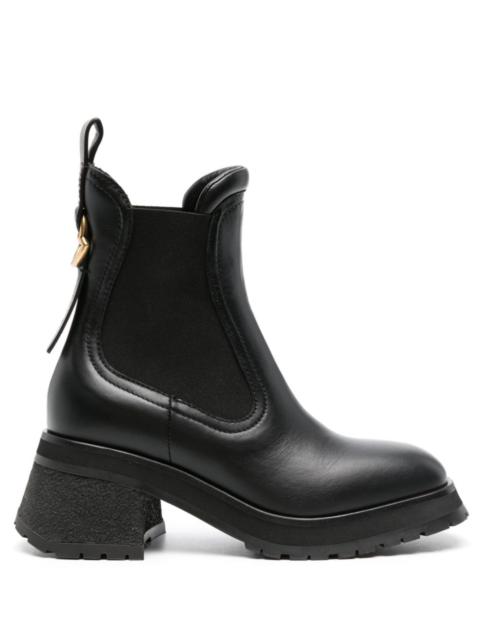 Gigi 70mm leather Chelsea boots