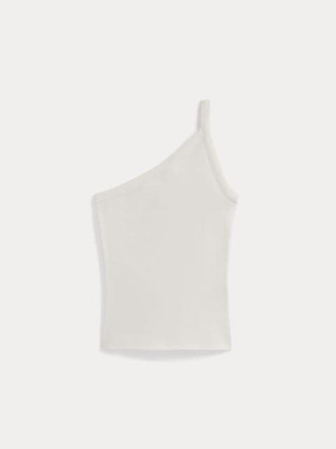 EVERLANE RETROSOFT COTTON ONE-SHOULDER TANK