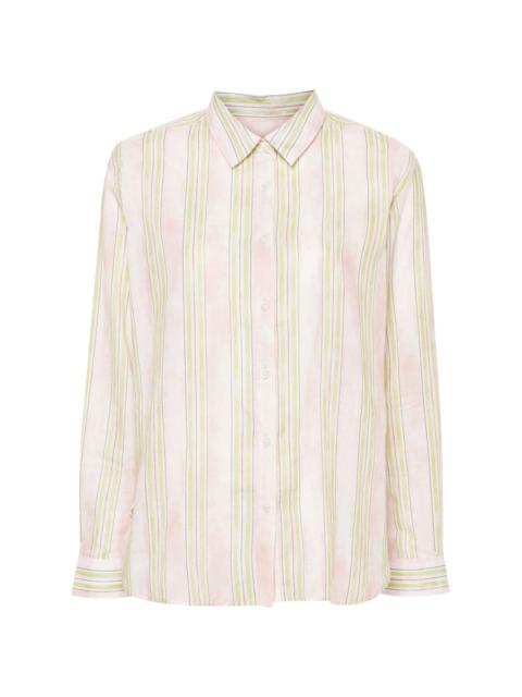 Maison Kitsuné Classic striped cotton shirt