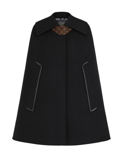 Louis Vuitton Wide Collar Sleek Cape Coat 