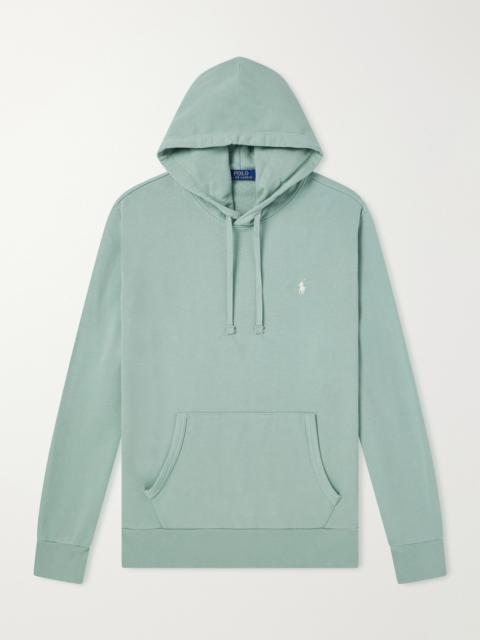 Polo Ralph Lauren Logo-Embroidered Cotton-Jersey Hoodie