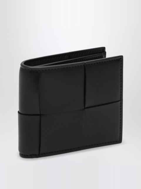 Black bi-fold Cassette wallet with coin purse