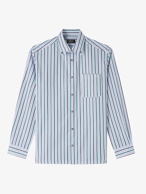A.P.C. MATEO LOGO SHIRT