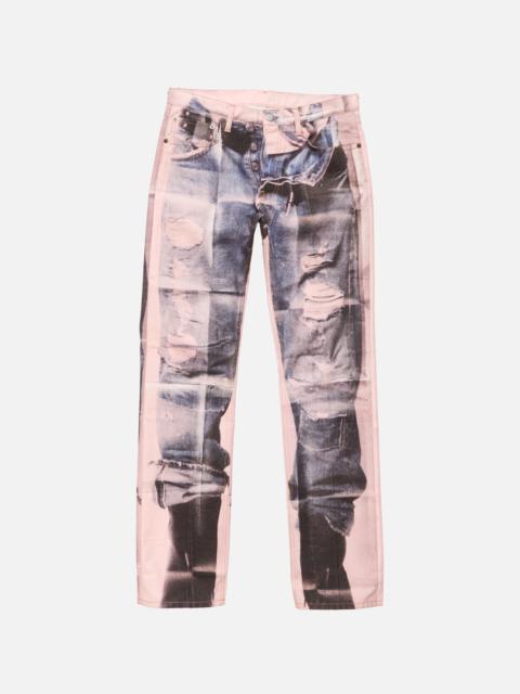 Acne Studios Trompe-l'œil jeans - Regular fit - Pink/blue